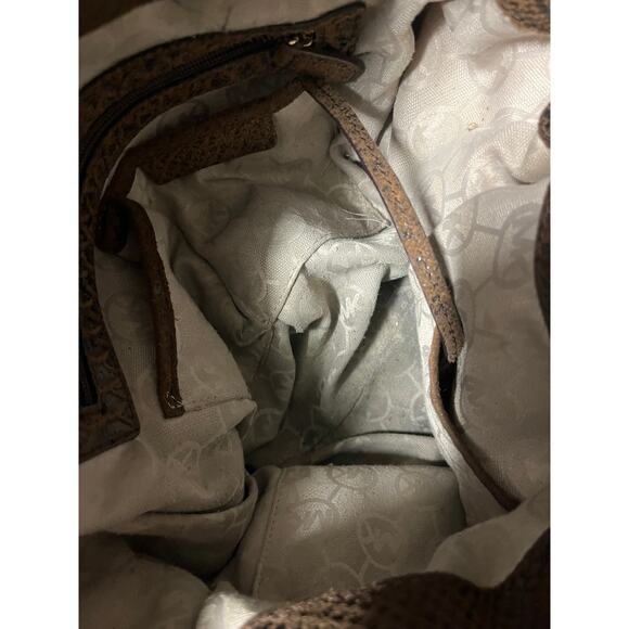 Michael Kors Large Hamilton‎ Crocodile Brown Tote! Rare Purse Bag - Picture 12 of 14